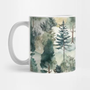 Pine Tree Pattern Mug